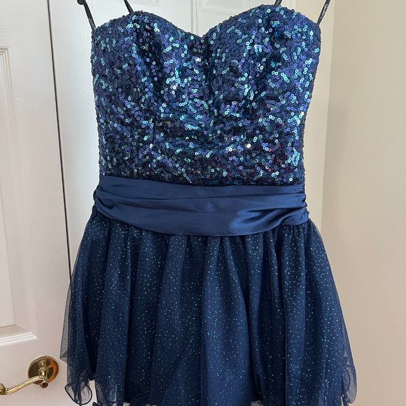 Speechless navy sequential tutu dress - Picture 5 of 13